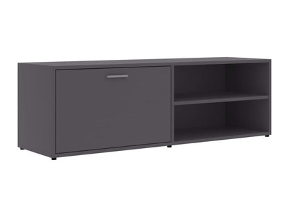Grey TV stand 120x34x37 cm Engineered wood WRDA71326