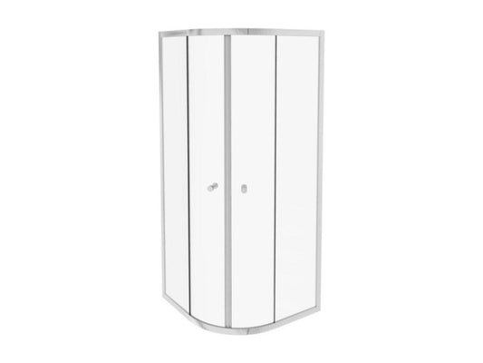 Lumenao Sliding Quarter-Round Shower Enclosure, Chrome, 90 cm, JFOY87839