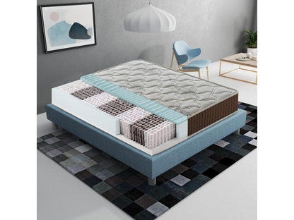 Pocket spring and memory foam mattress - 23 cm high 140x190 cm XFJJ21671
