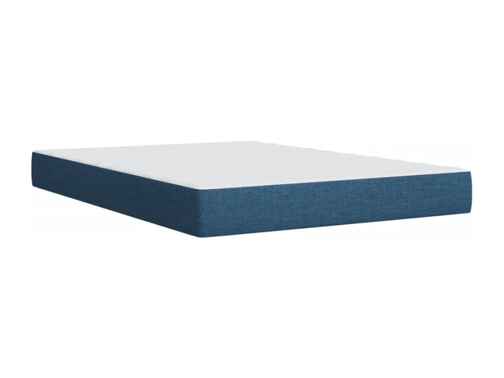 Ventoriq bed base with mattress, blue, 140x200 cm, fabric TCIN17188