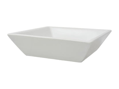 Square ceramic washbasin, white, 41.5 x 41.5 x 12 cm, 02 0002531 PFYT12007