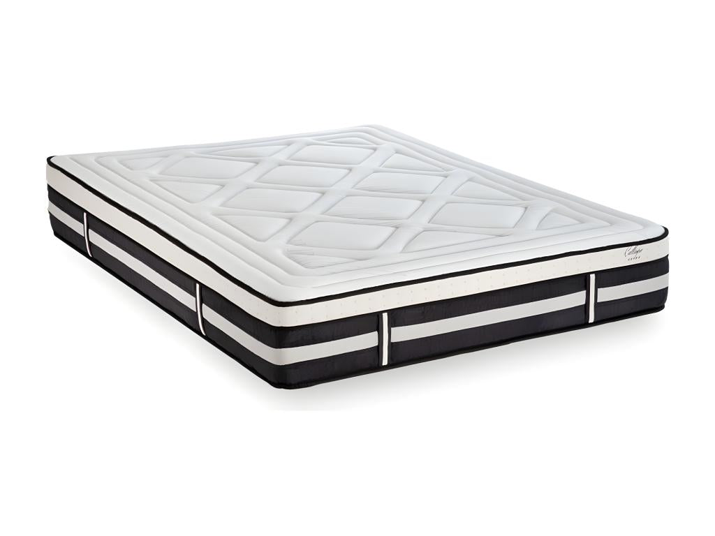Ventoriq Memory Foam Mattress and Metal Frame Slatted Base Set 140x190cm ZTJJ15156