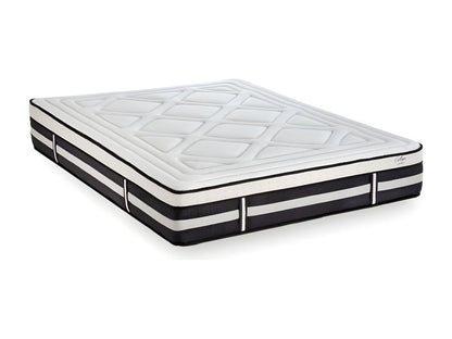 Ventoriq Memory Foam Mattress and Metal Frame Slatted Base Set 140x190cm ZTJJ15156