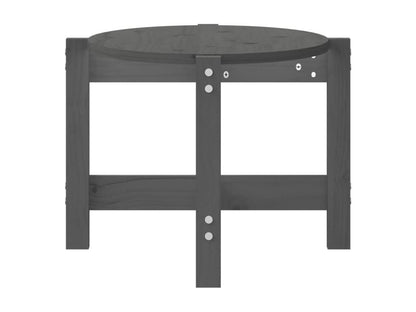 Grey Coffee Table 87x48x35 Solid Pine Wood VIQB74425