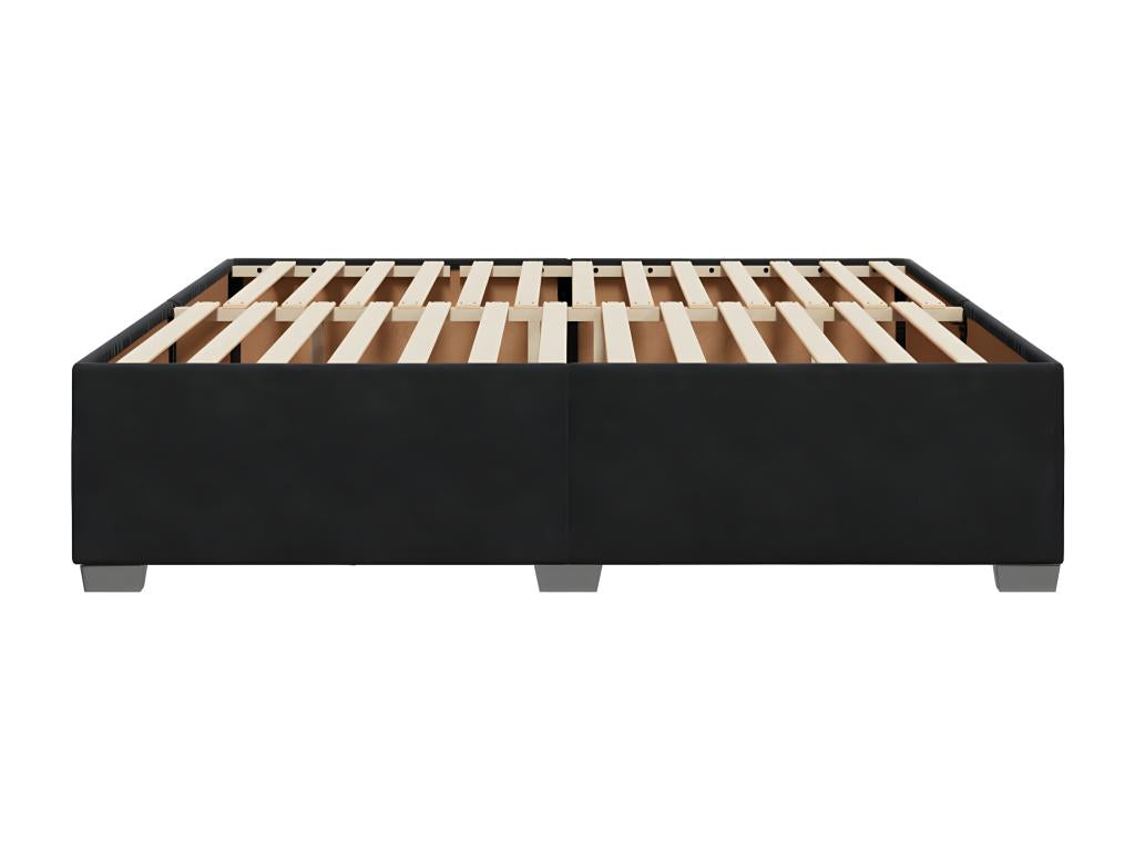 Black bed frame 180x200 cm Velvet NLWP71114