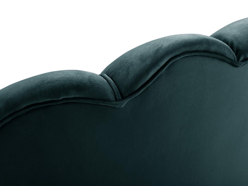 Ventoriq - Ventoriq armchair in petrol blue velvet - 98x78x76cm KGHM23287