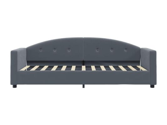 Dark grey daybed 80x200 cm velvet JRKU03950