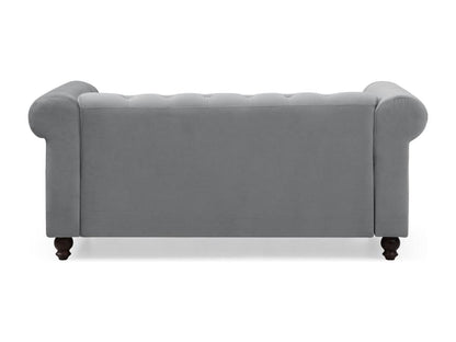Ventoriq 2-Seater Velvet Sofa 157cm Silver BEWX31506