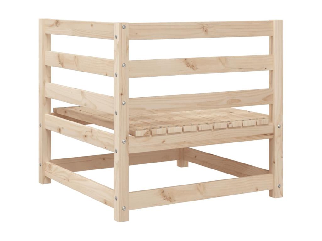 4-piece garden furniture set in solid pine wood LZFY26595