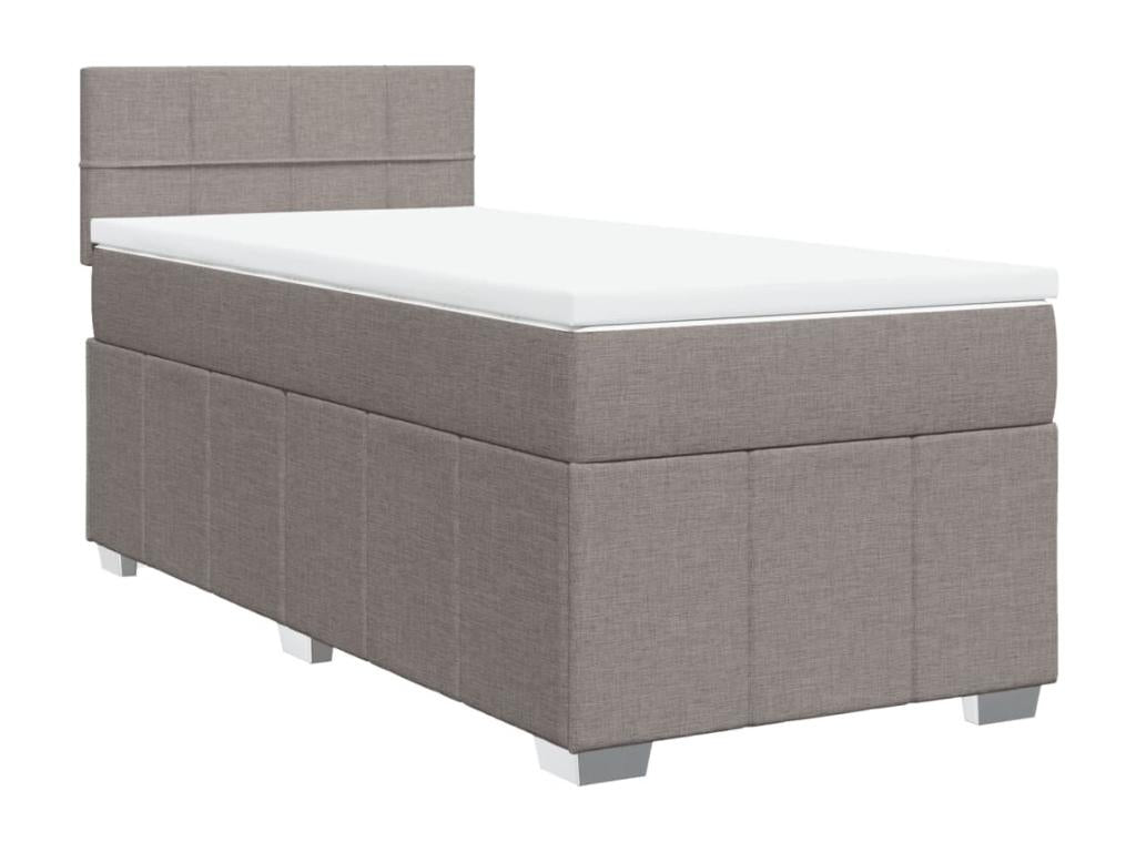 Ventoriq bed base with Ventoriq mattress 100x200 cm Fabric JBBA41544